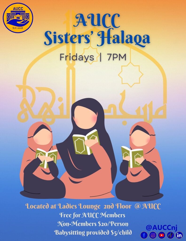 Sisters Halaqa flyer